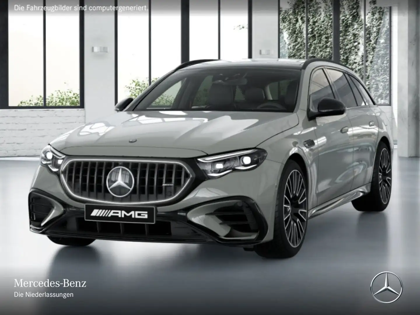Mercedes-Benz E 53 AMG T 4M Hybrid Fahrass 360° Pano Burmester Grau - 2