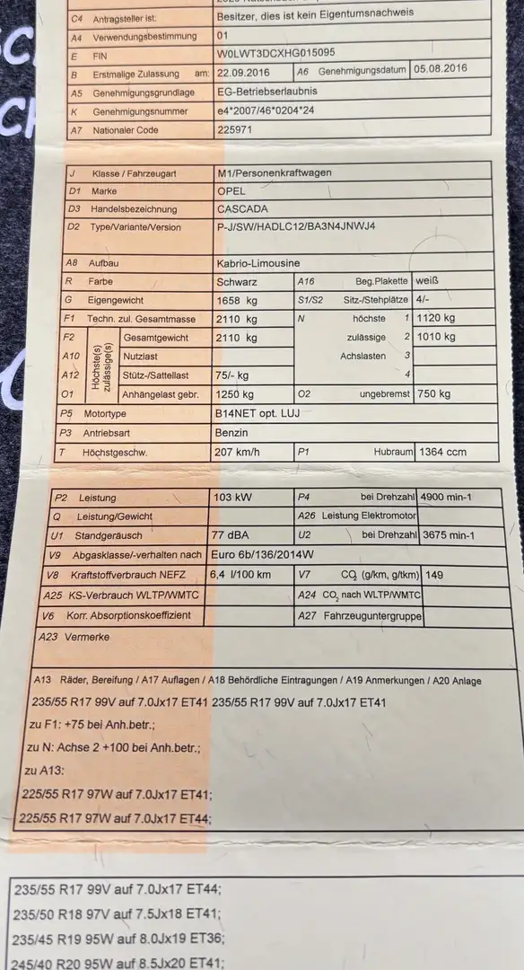 Opel Cascada 1,4 Turbo Ecoflex Edition Start/Stop System - 1