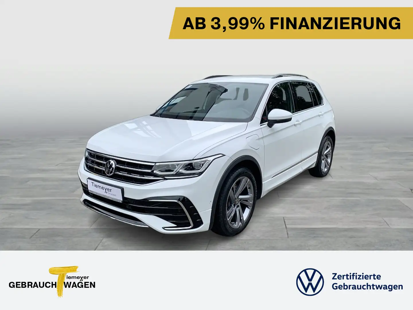 Volkswagen Tiguan 1.4 eHybrid R-LINE AHK SIDE-ASSIST MATRIX Weiß - 1