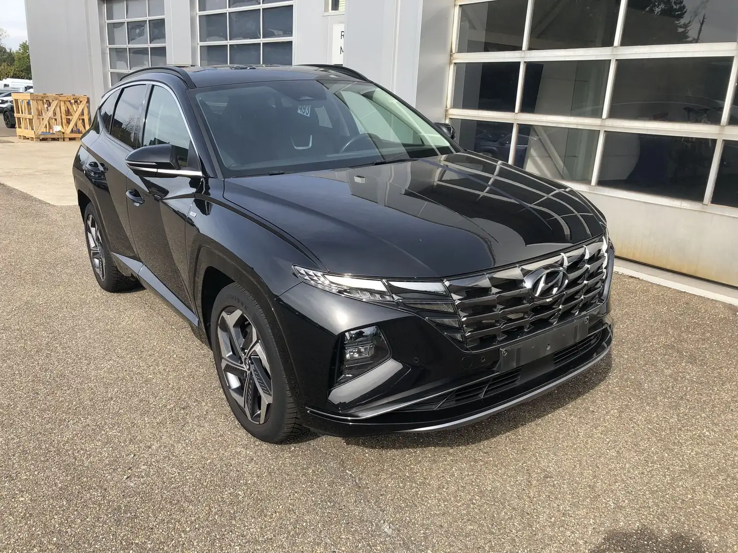 Hyundai TUCSON ZEER MOOIE TWEEDEHANDS MET VEEL OPTIES LEDER NA Noir - 1
