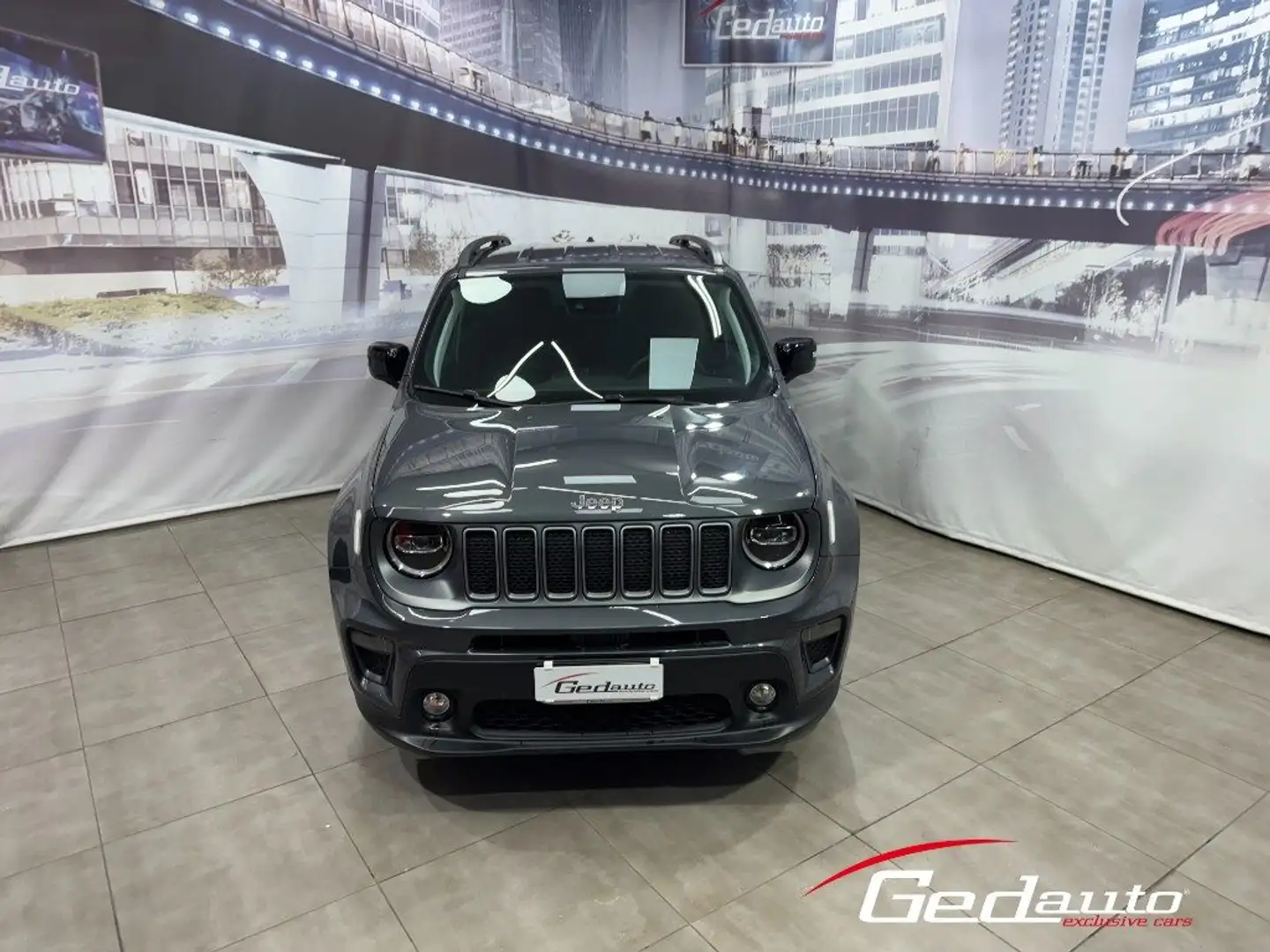 Jeep Renegade 1.6 Mjt 130 CV Limited BLACK EDITION LED NAVI Gris - 2