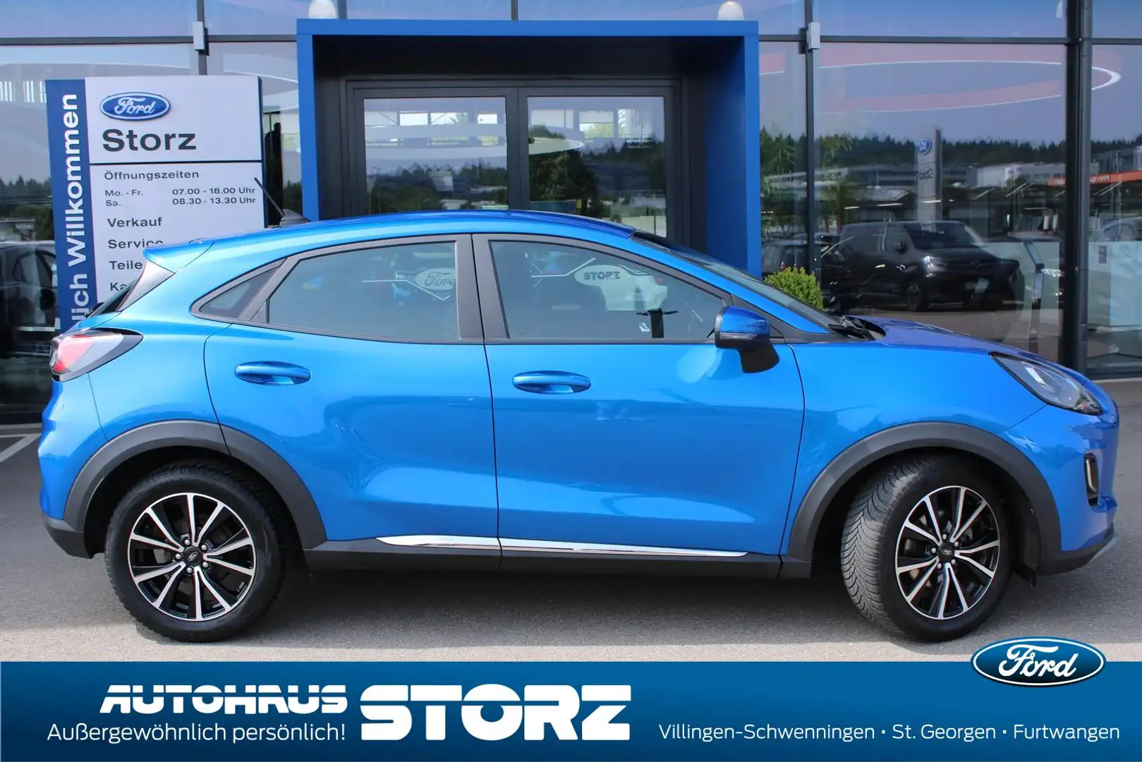 Ford Puma Titanium  WINTER PAKET|NAVI|CARPLAY|KLIMA|PDC| Blau - 2