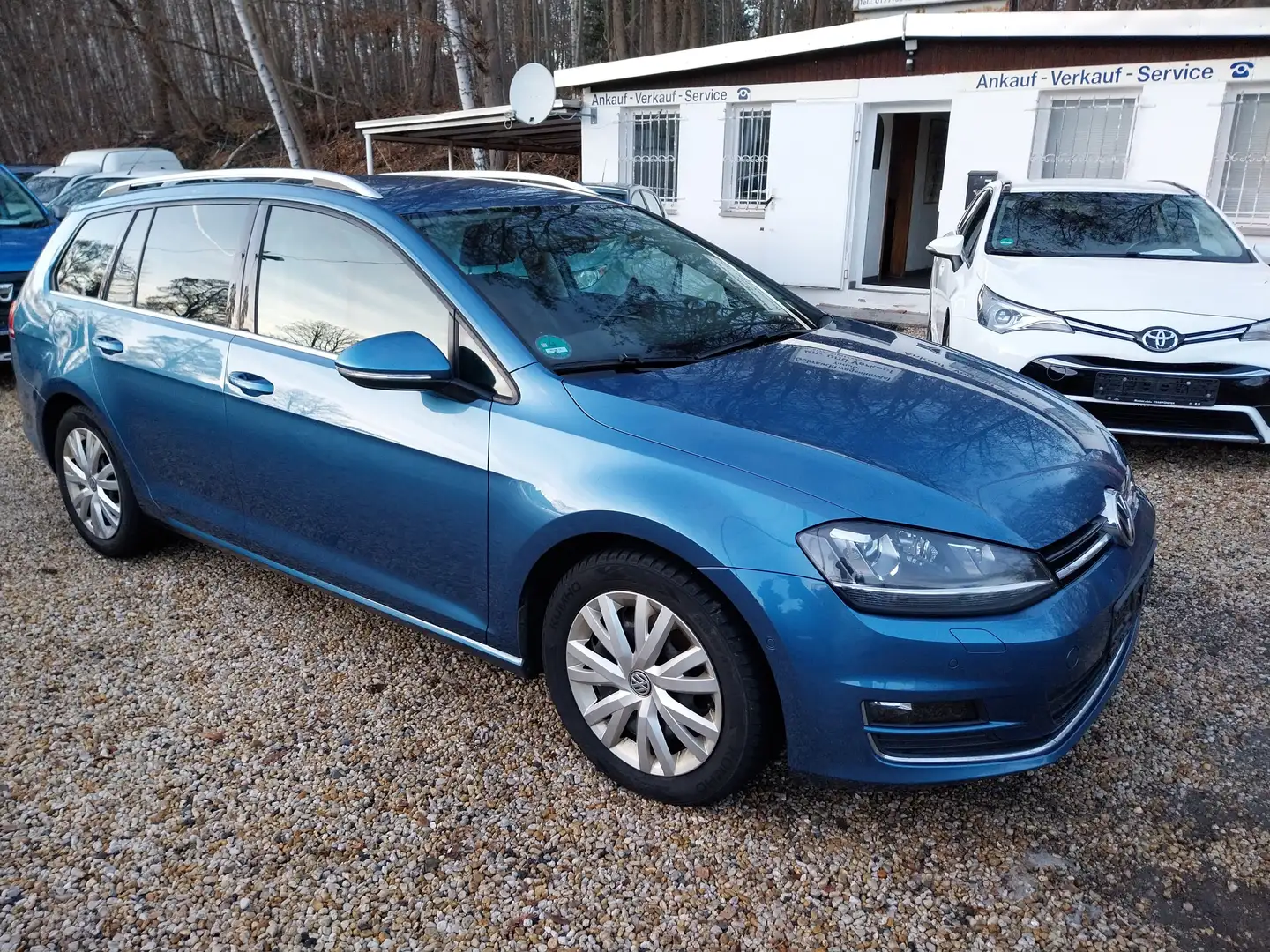 Volkswagen Golf Variant Golf VII Variant 2.0 TDI Highline Navi Blau - 2