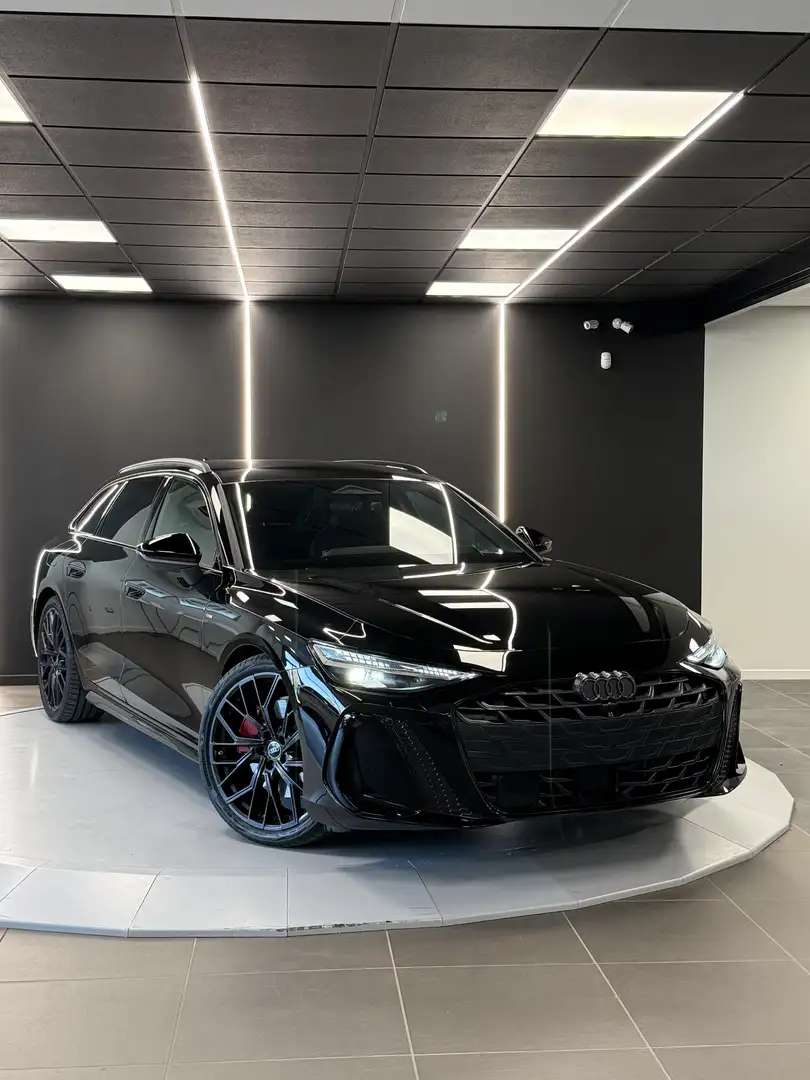 Audi A6 A6 Avant 40tdi mhev Sline x2 quattro pano, REALE!! Zwart - 1