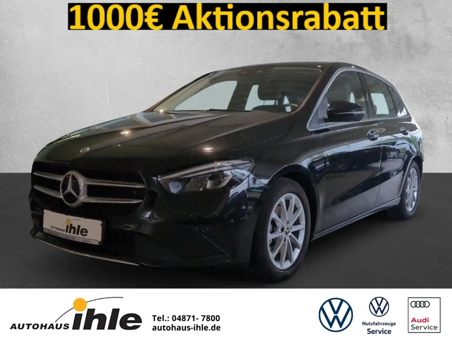 Mercedes-Benz B 200 DCT AHK+NAVI+TEMPOMAT Noir - 1