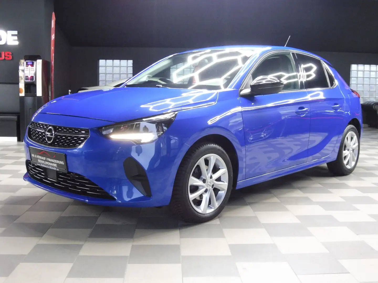 Opel Corsa F 1.2 Elegance T.Leder/LED/Kam/Nav/Sitz-Hz Bleu - 2