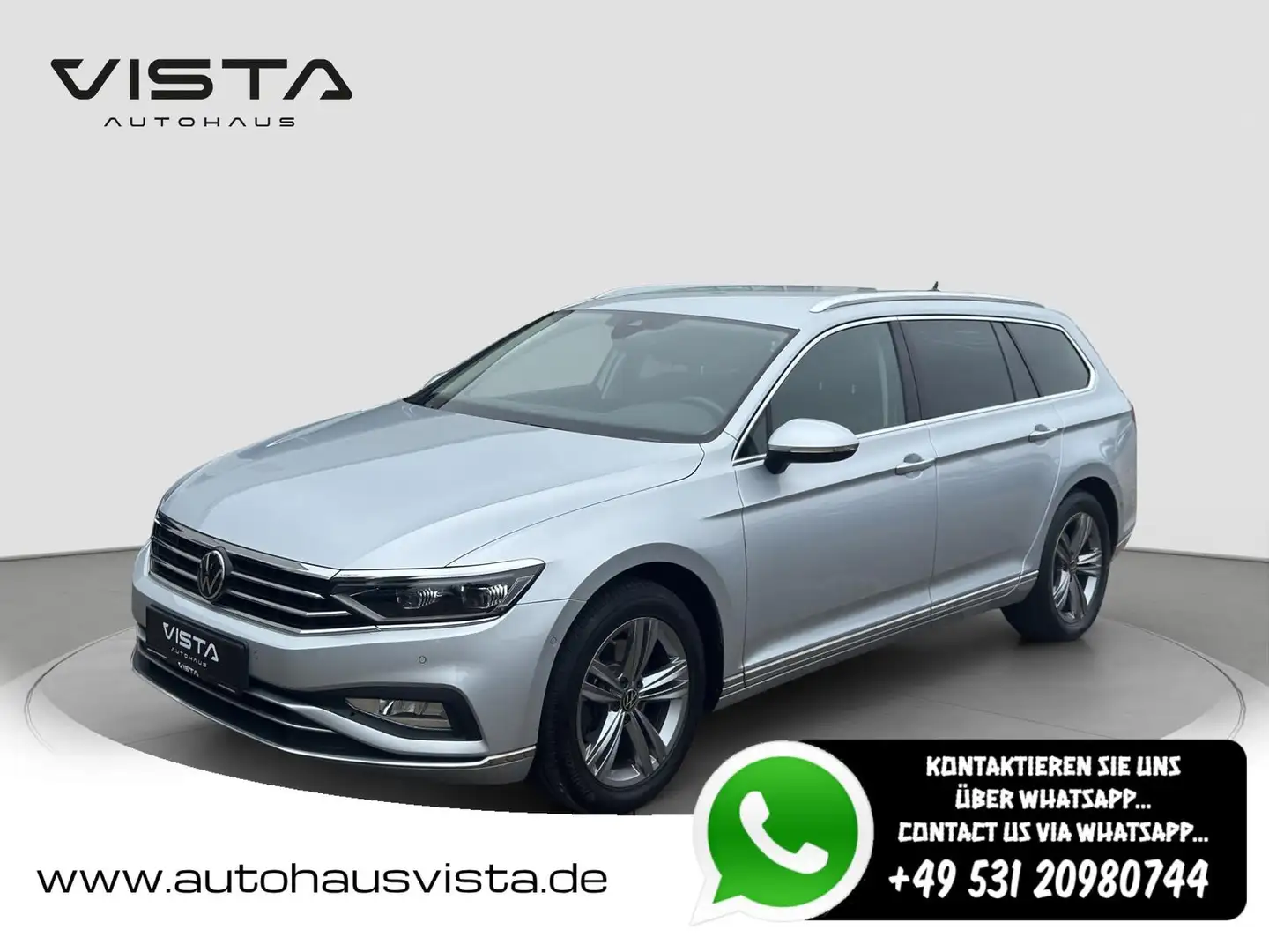 Volkswagen Passat Variant 2.0 TDI*IQ*KAMERA*AHK*ACC*KEYLESS Silber - 1
