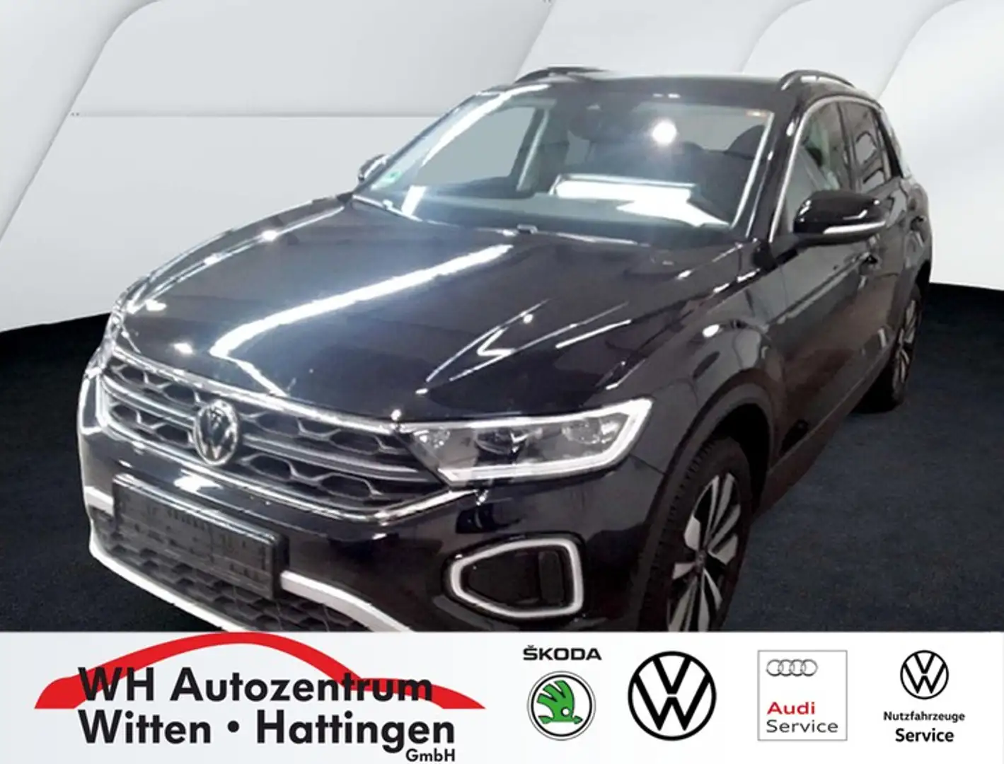 Volkswagen T-Roc 2.0 TDI DSG Goal NAVI AHK REARVIEW GJ-REIFEN LE... Schwarz - 1