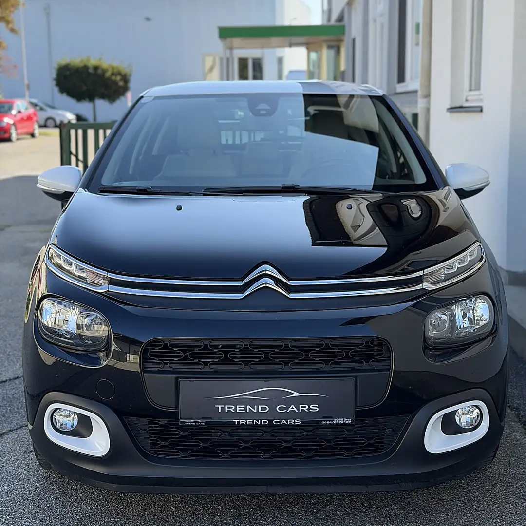 Citroen C3 PureTech | 42.000 km | 8-fach bereift | Tempomat Schwarz - 2