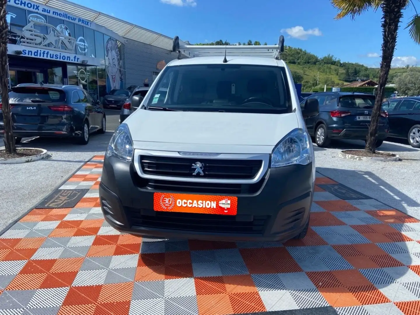 Peugeot Partner ELECTRIC PREMIUM STANDARD GPS Caméra 3pl Pte Lat G Bílá - 2