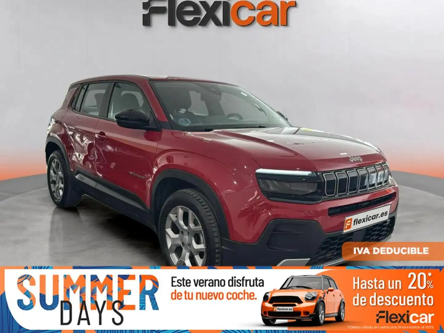 Jeep Avenger 1.2 Altitude 100 Rouge - 1