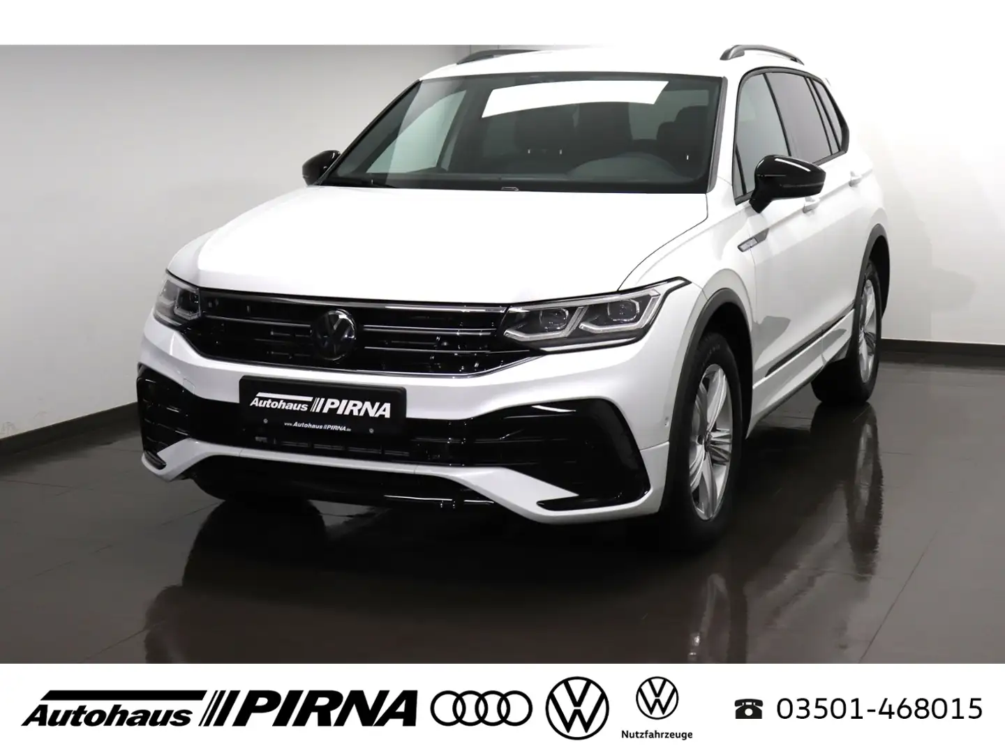 Volkswagen Tiguan Allspace R-Line 2.0 TDI 4M DSG #Standhzg. Weiß - 1