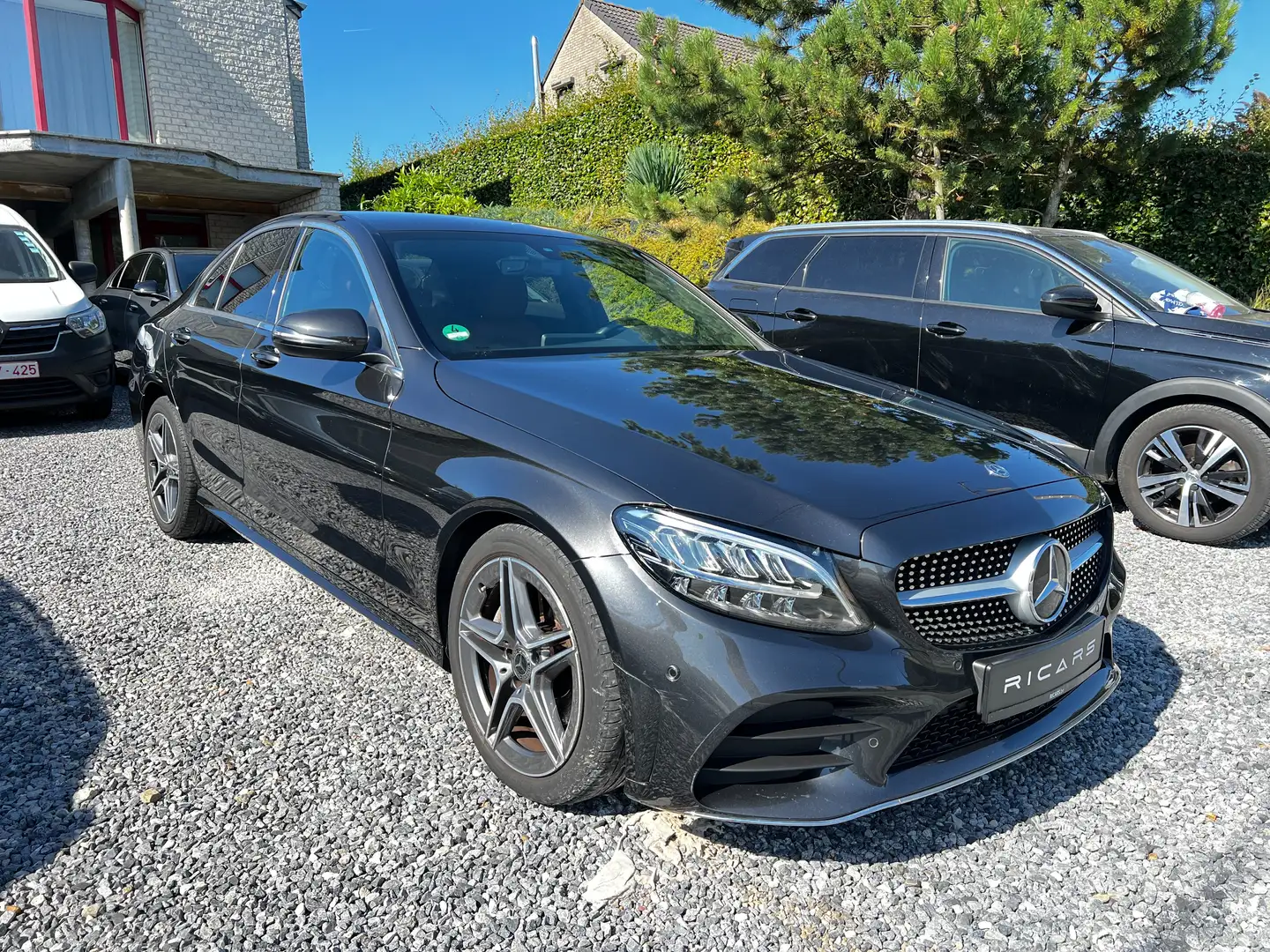 Mercedes-Benz C 180 d Facelift AMG Line Cuir Camera Carnet GARANTIE 1a Zwart - 2