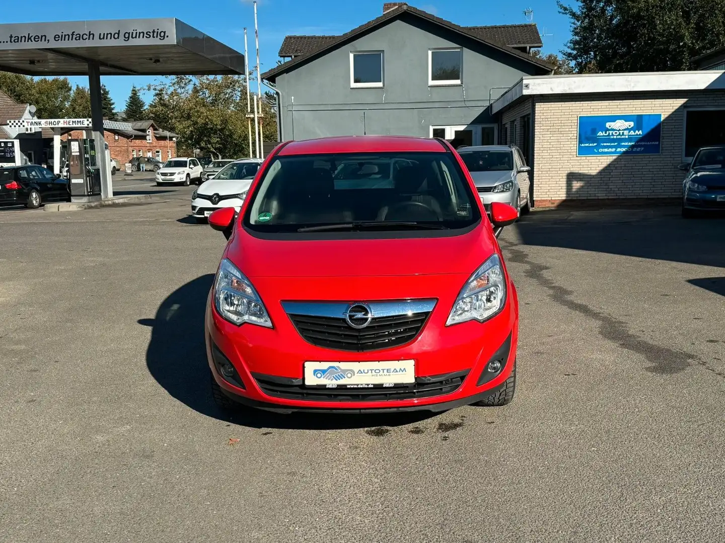Opel Meriva B 150 Jahre 1,4l HU NEU/AUTOMATIK/KLIMA Rosso - 2