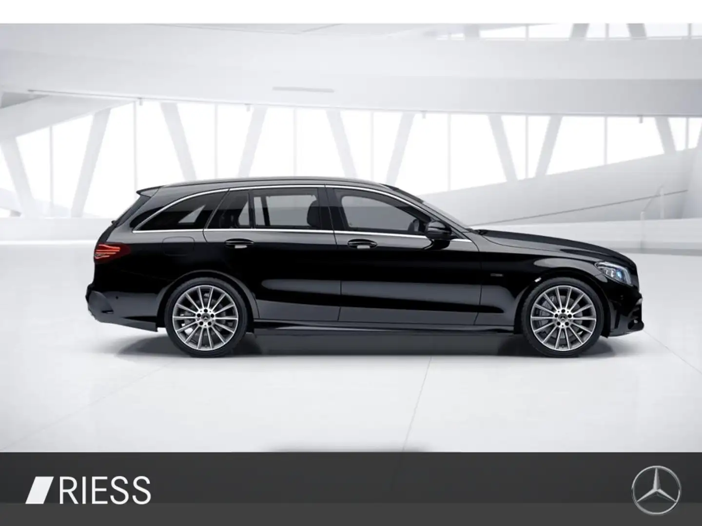 Mercedes-Benz C 300 de T-Modell AMG AIRMATIC DISTR BURMSTER MULTIB Zwart - 2