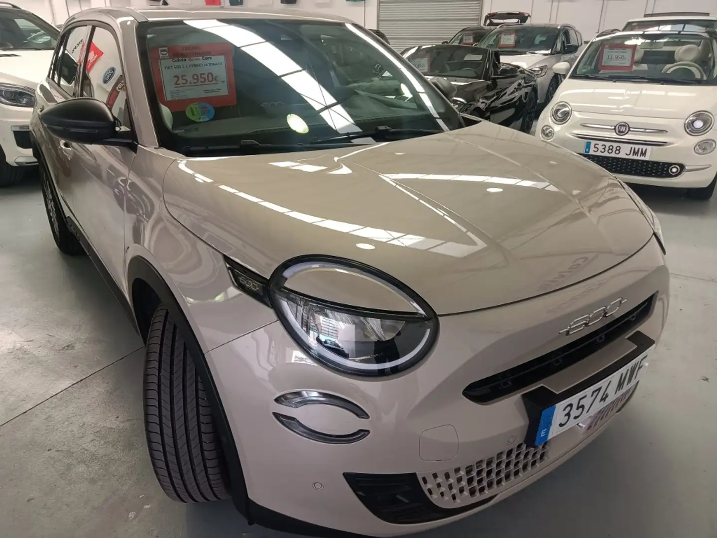 Fiat 600 1.2 MHEV DDCT 74kW Gris - 1