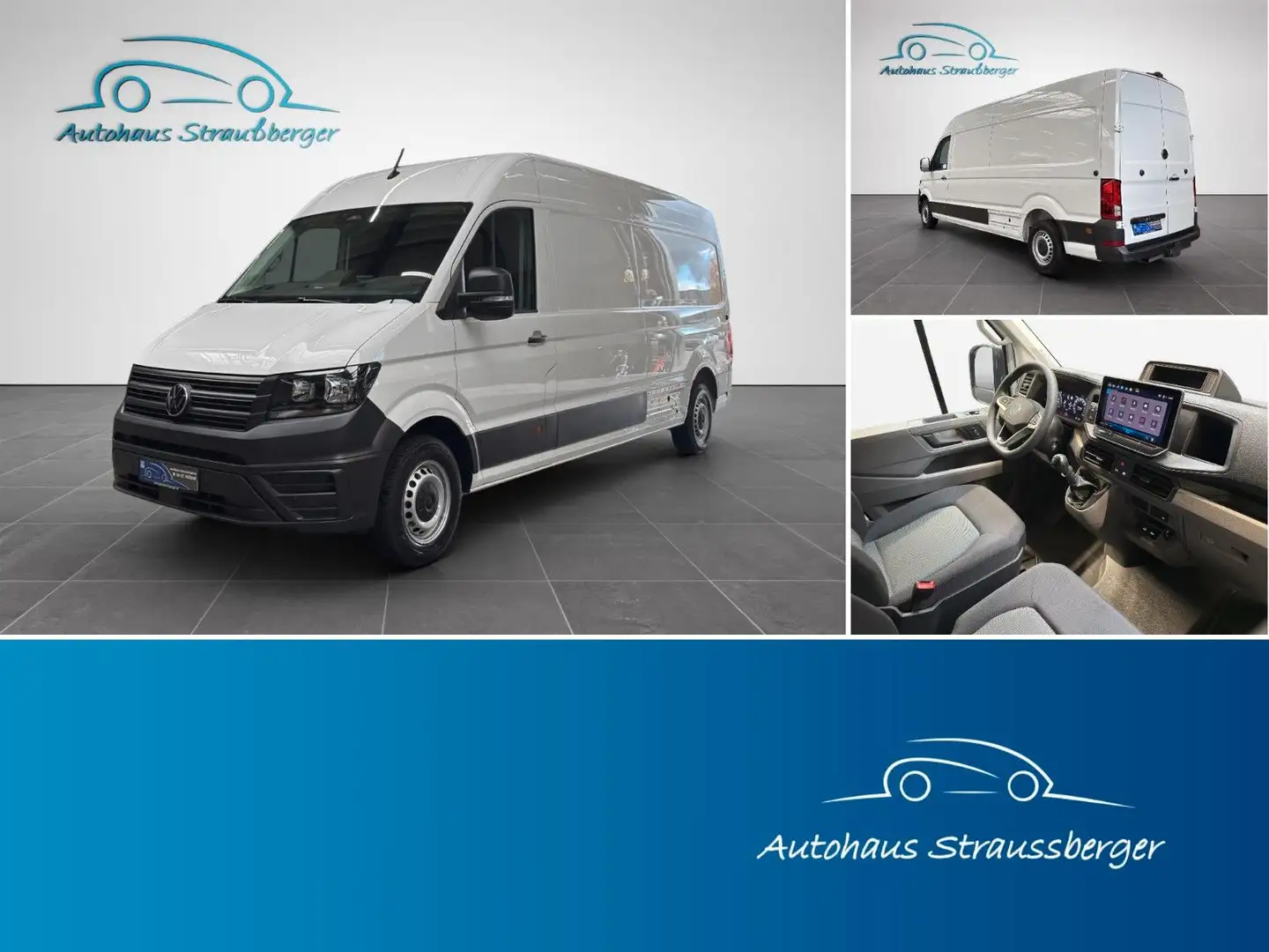 Volkswagen Crafter 35 lang Hochdach FWD DAB+ Klimaanlage Weiß - 1