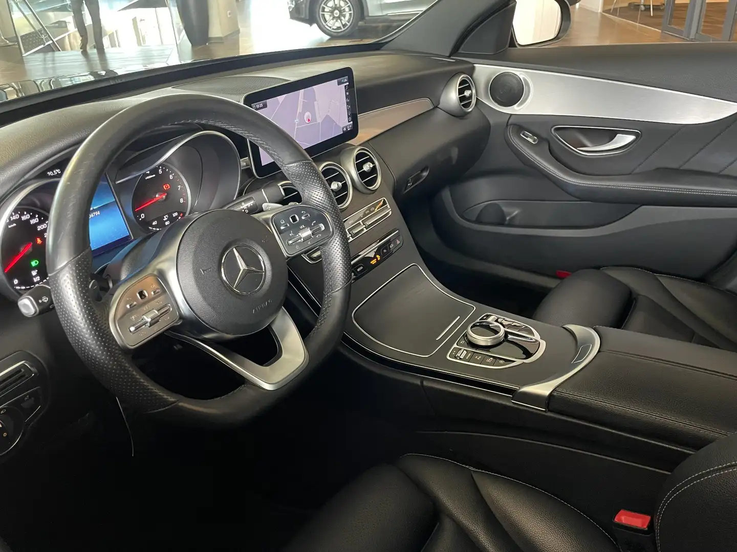 Mercedes-Benz C 180 Break AMG LINE + NIGHTPAKKET + LED + LEDER + 1y US Blauw - 2