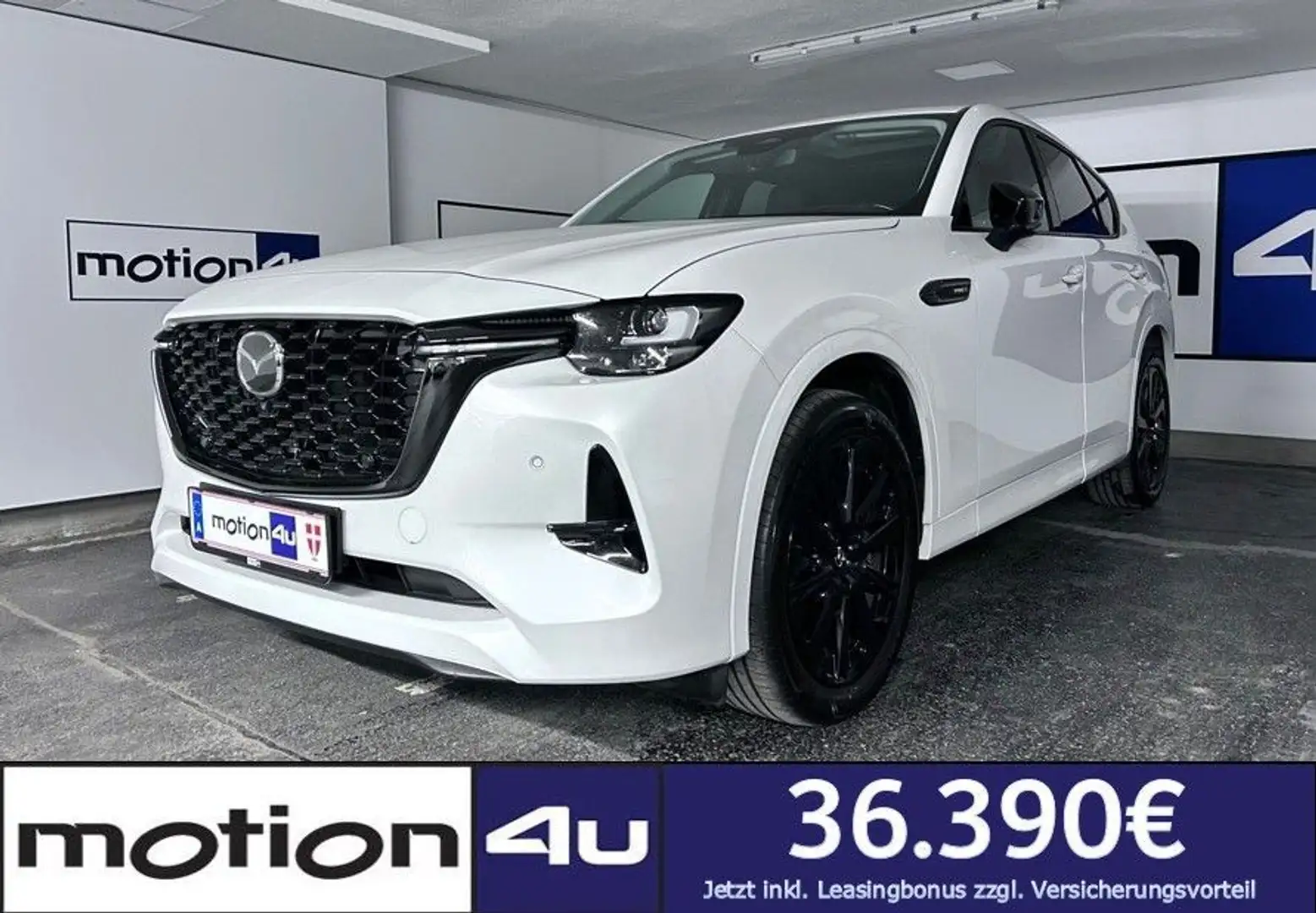 Mazda CX-60 2.5 PHEV HOMURA AWD PANO 360° AHK MEMORY SITZKLIM Weiß - 1