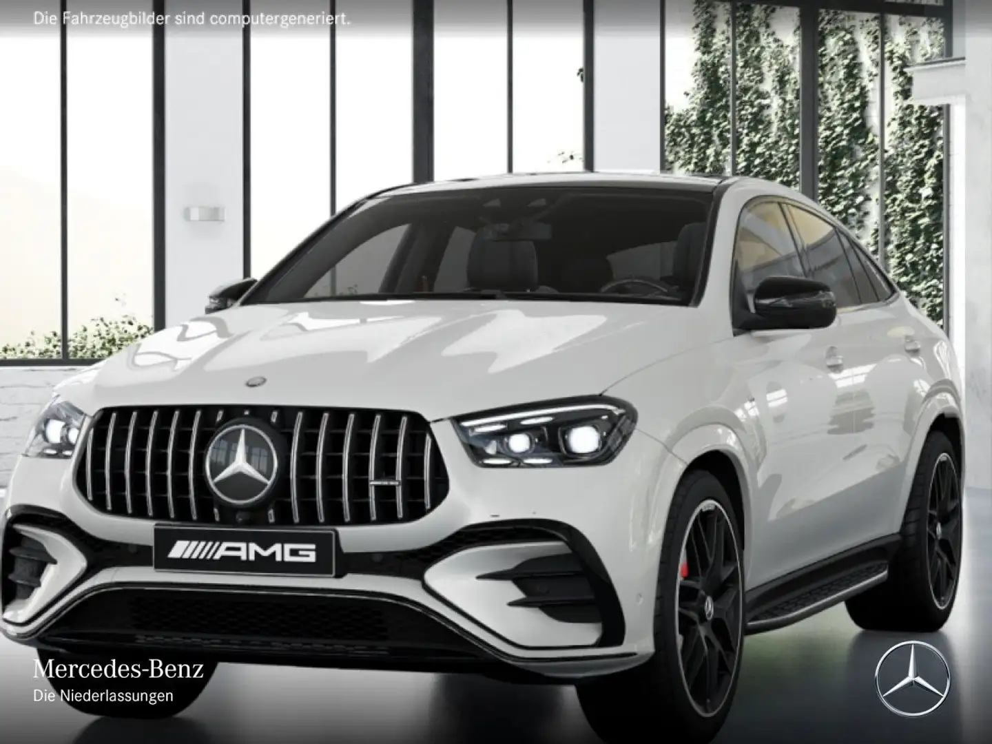 Mercedes-Benz GLE 53 AMG GLE 53 Coupé 4M NIGHT+PANO+360+MULTIBEAM+FAHRASS Weiß - 2