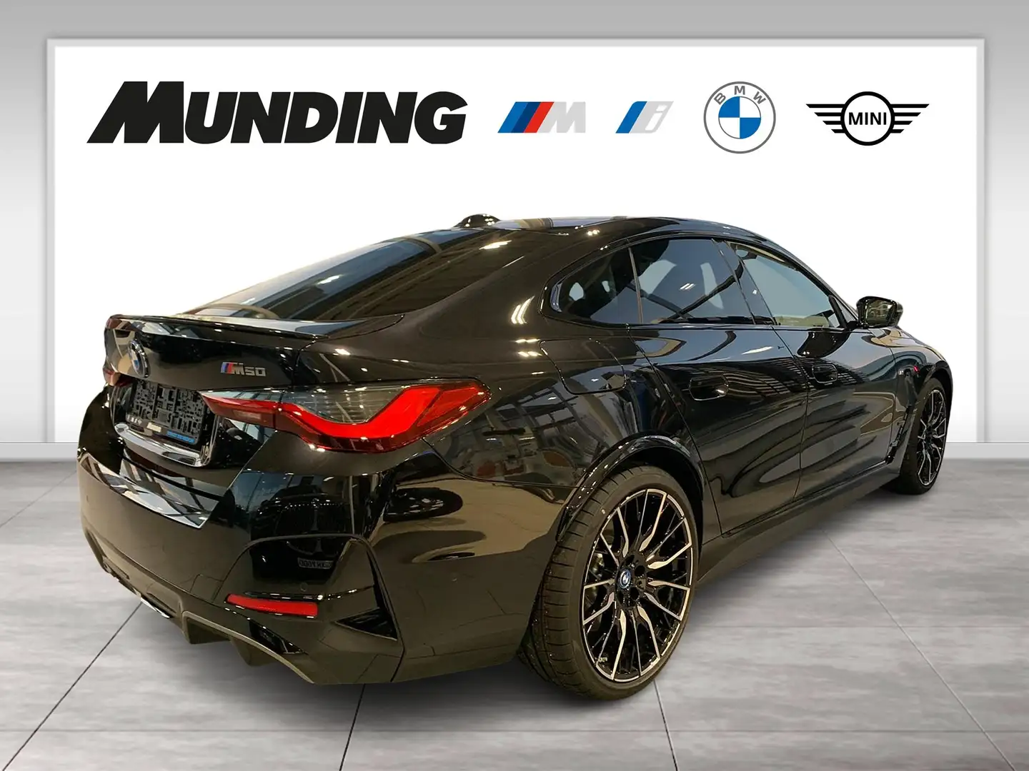 BMW i4 M50 A HK-HiFi|DAB|LED|GSD|RFK|Komfortzg|MFL|PDC crna - 2