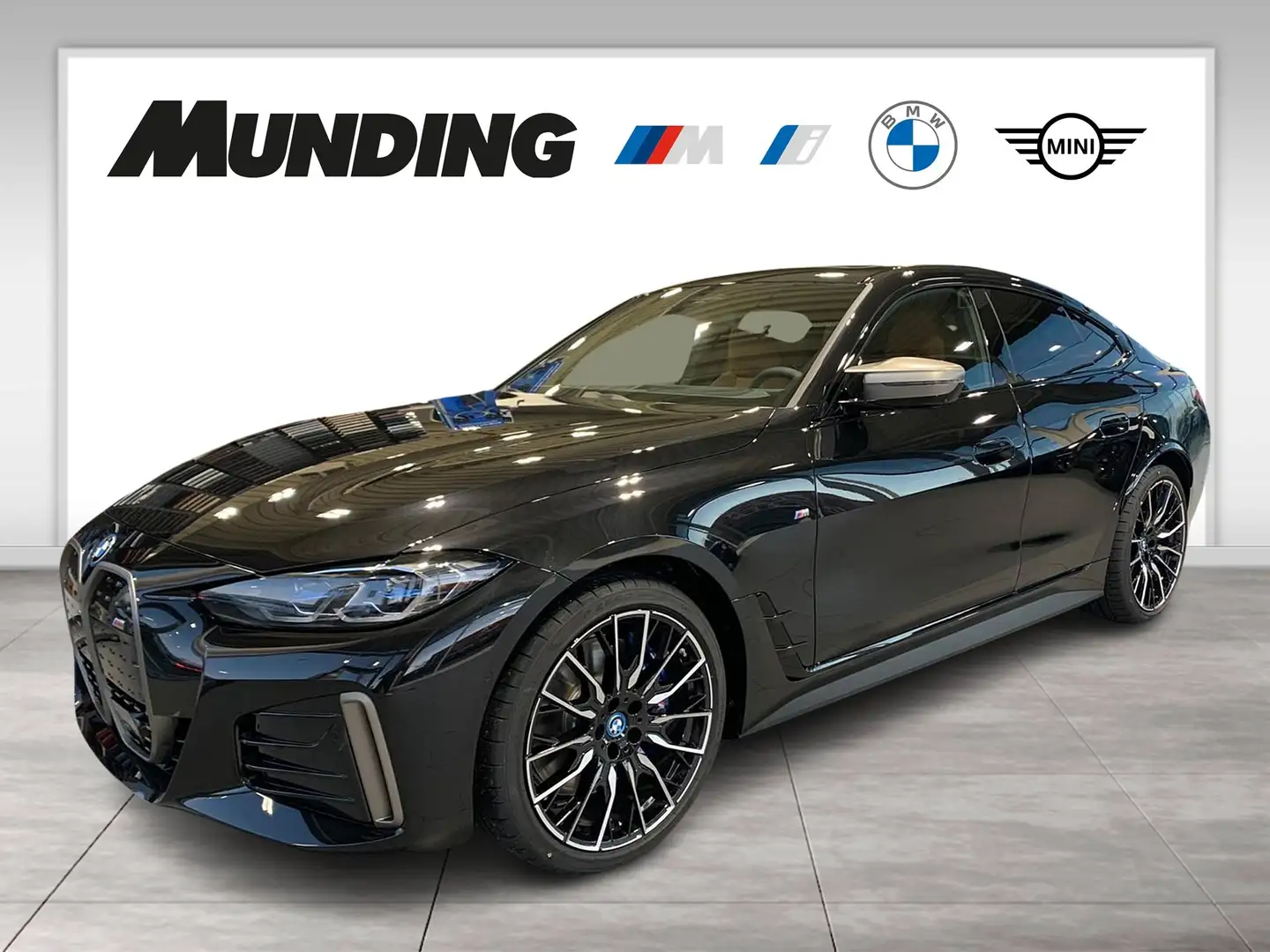 BMW i4 M50 A HK-HiFi|DAB|LED|GSD|RFK|Komfortzg|MFL|PDC Fekete - 1