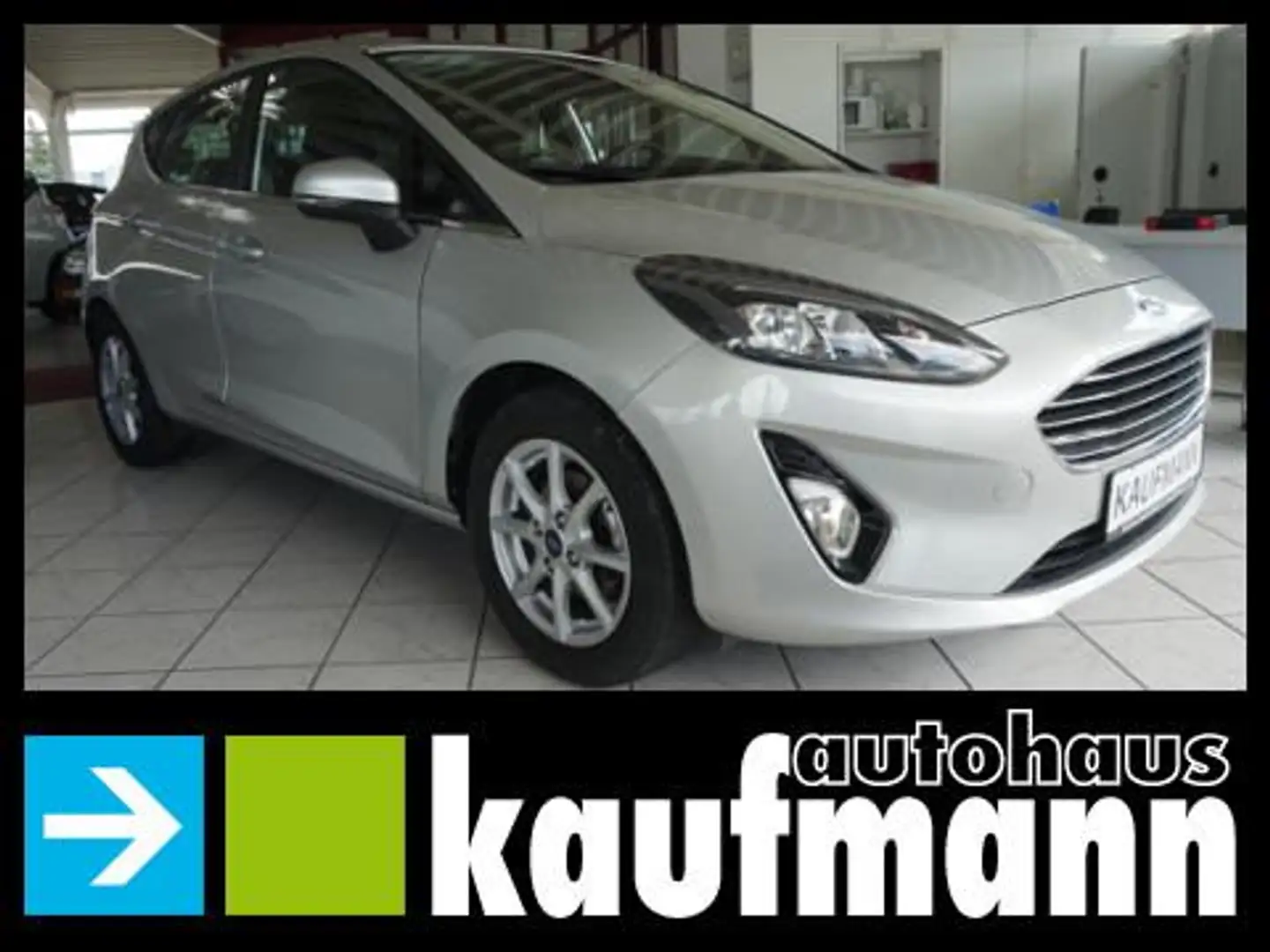 Ford Fiesta FIESTA 1.1 TITANIUM PDC APP-CONNECT TEMPOMAT Argent - 1