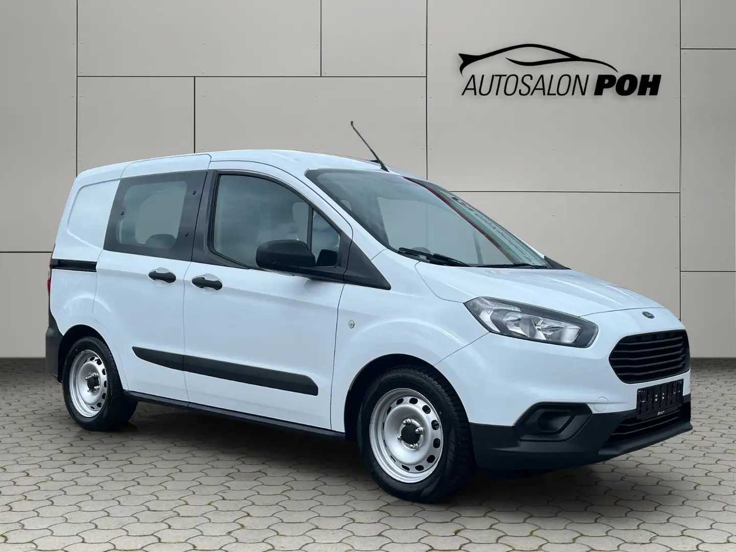 Ford Transit Courier /5 Sitzer/2x Schiebetür/AHK Blanco - 1