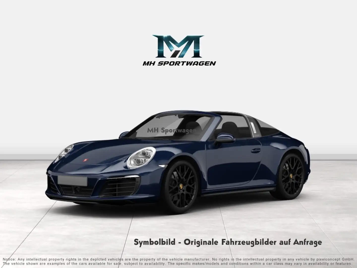 Porsche 911 Targa 4S |Sport Chrono Paket|Sportabgasanlage Blau - 1