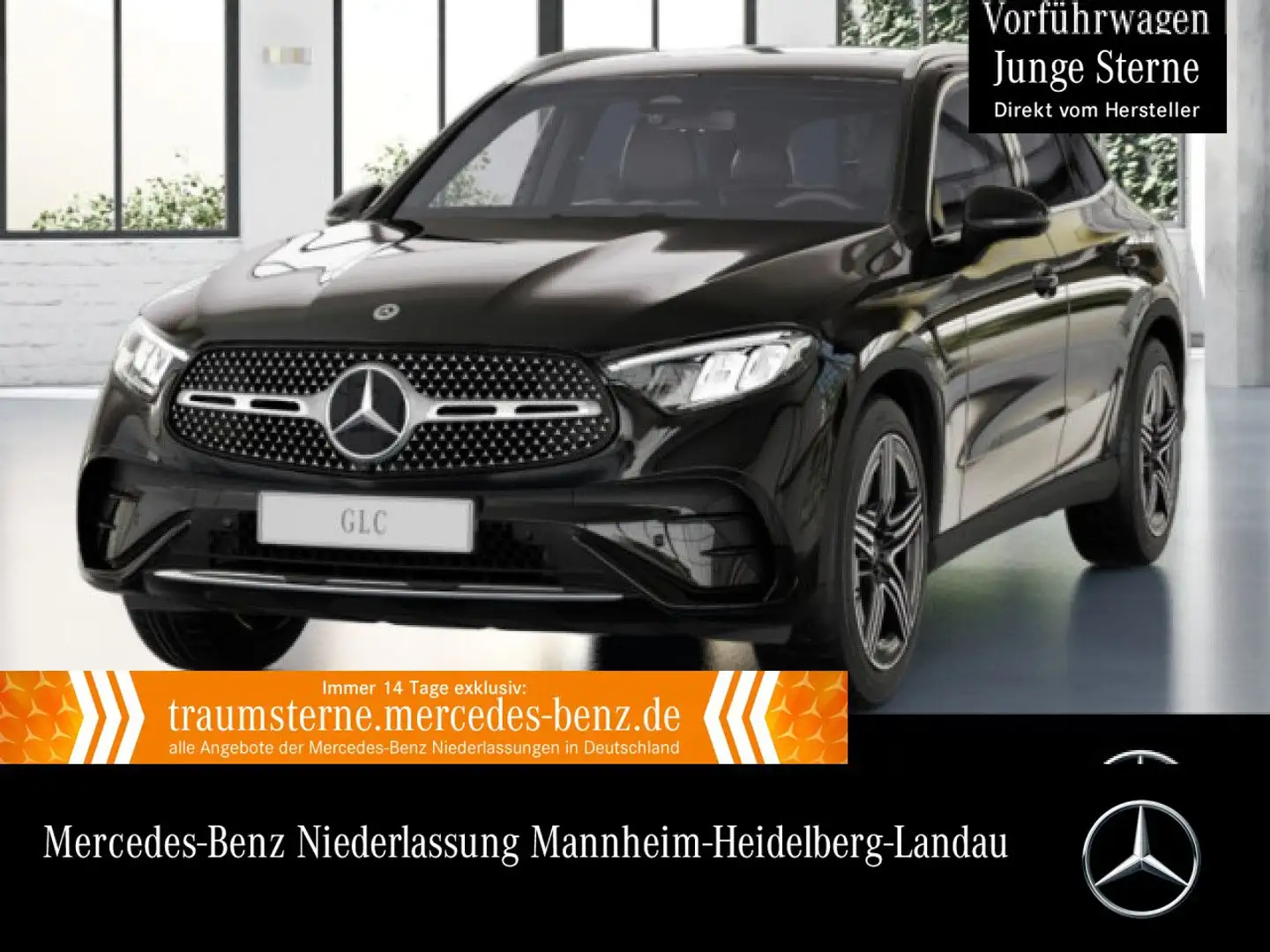 Mercedes-Benz GLC 200 4M AMG+AHK+LED+KAMERA+KEYLESS+9G Negro - 1
