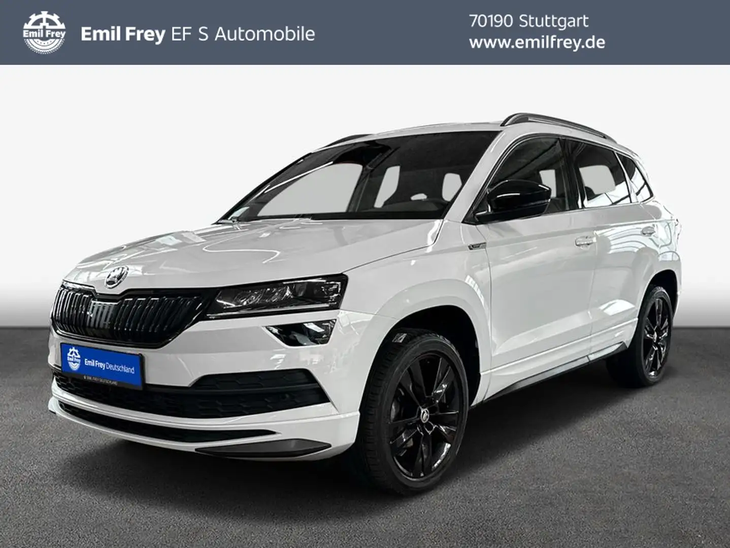 Skoda Karoq 1.5 TSI DSG Sportline AHK Blanc - 1