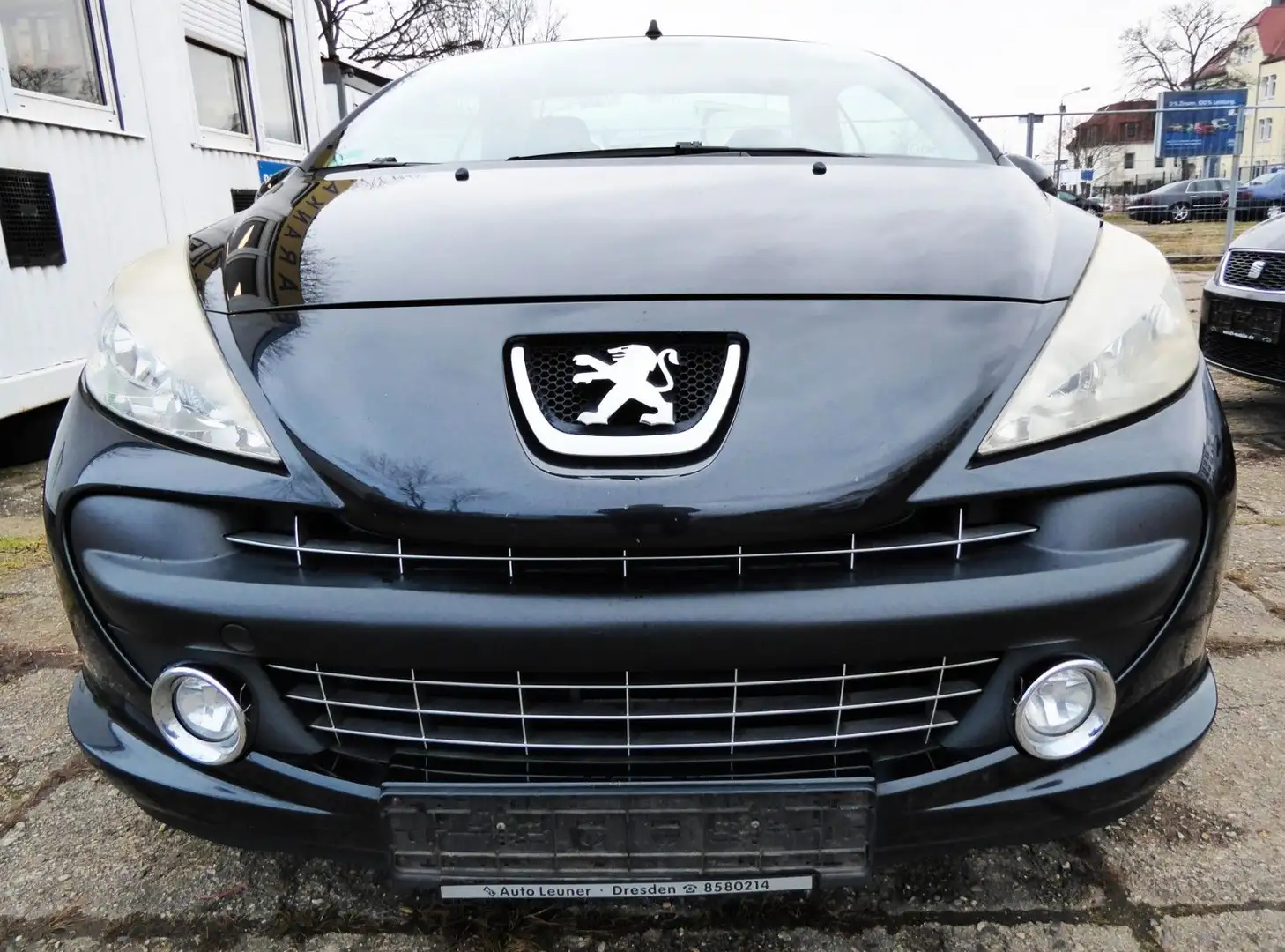 Peugeot 207 CC Cabrio-Coupe Sport Klima,Alu,PDC,el.Dach. Siyah - 2