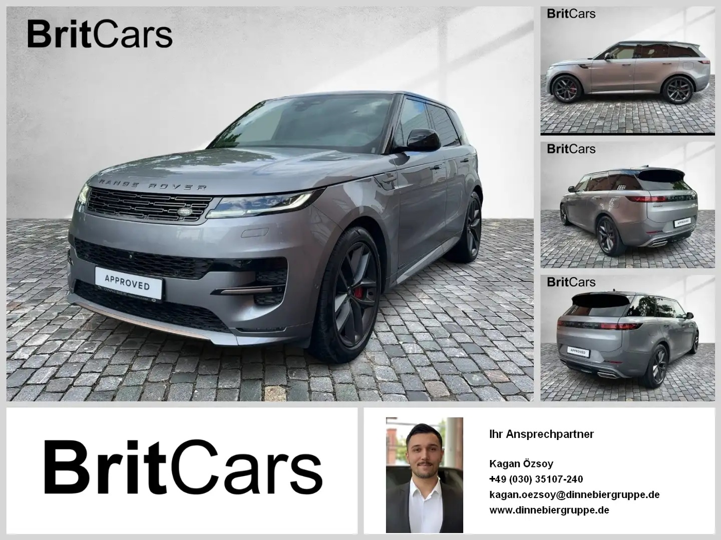 Land Rover Range Rover Sport P550e Autobiography Gris - 1