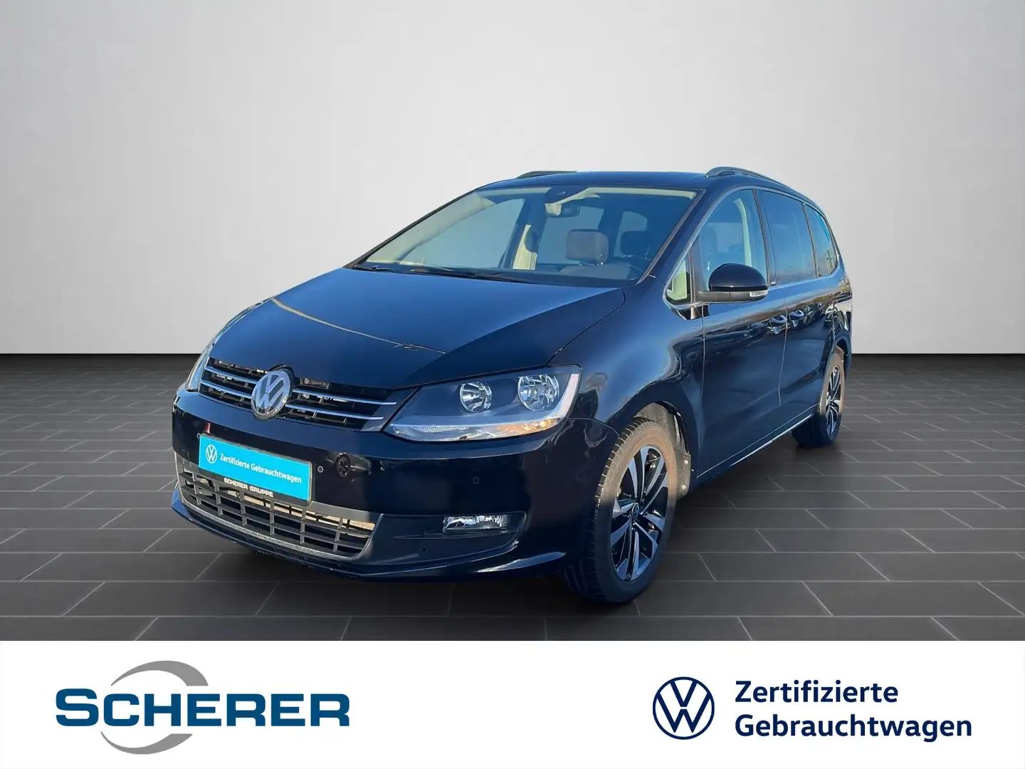 Volkswagen Sharan United 1.4TSI NAV SHZ ACC LM 7-Sitzer Schwarz - 1