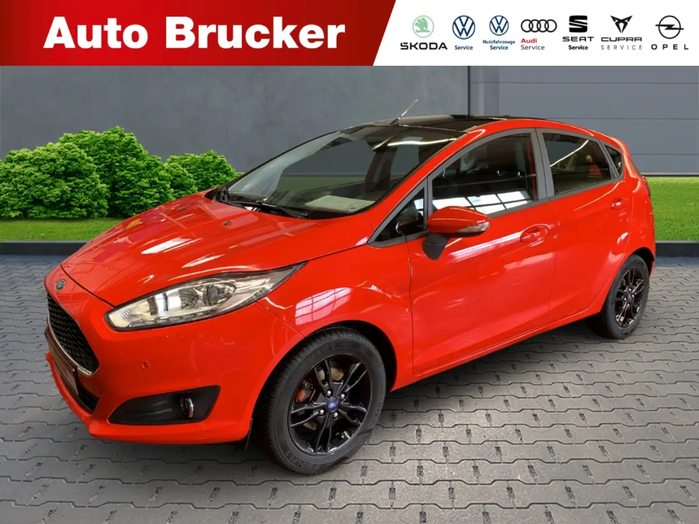 Ford Fiesta Celebration 1.0 EcoBoost+Parksensoren+Sitzheizung Red - 1