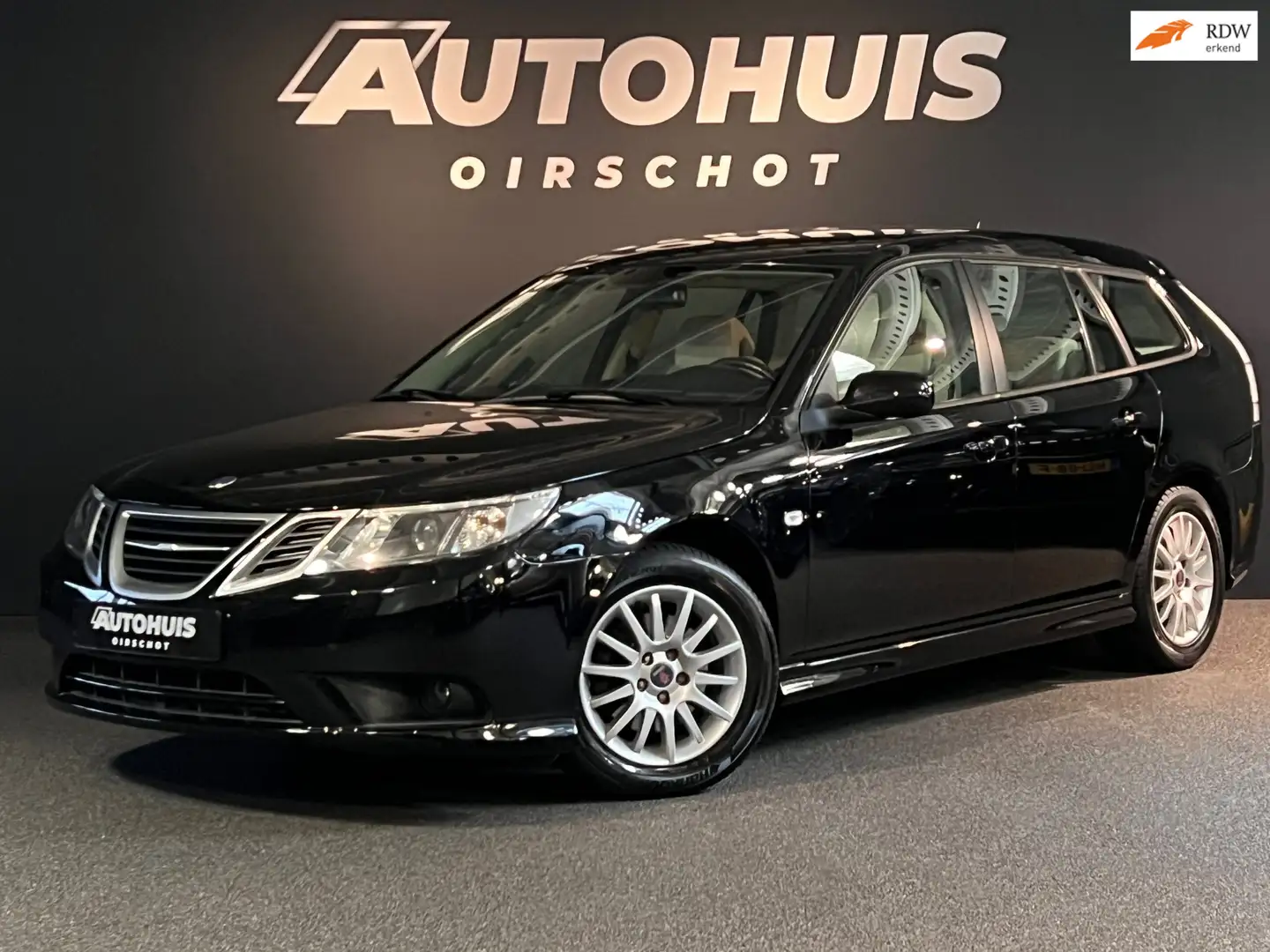 Saab 9-3 Estate 2.0t BioPower Business Clima/ Stoelverwarmi Zwart - 1