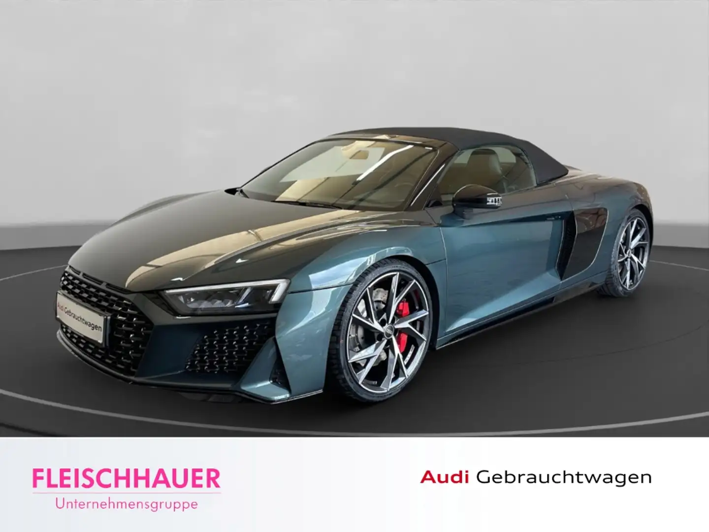 Audi R8 Spyder 5.2 FSI RWD Leder Laserlicht Kamera B&O Grau - 1