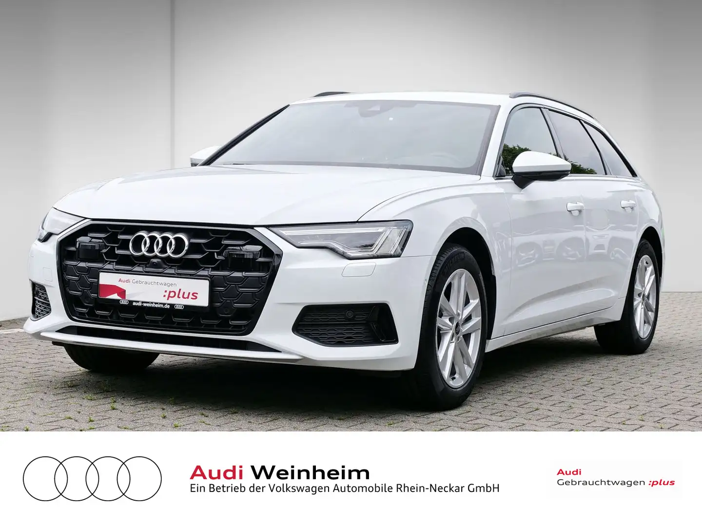 Audi A6 40TDI Gar.2029 Black-Paket Head-Up Matr Weiß - 2