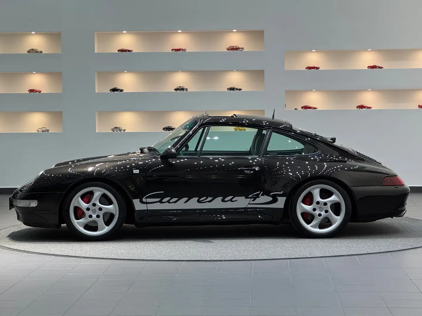 Porsche 993 911 Carrera 4S 3,6 Luftgekühlt *Nephritgrün* Schwarz - 2