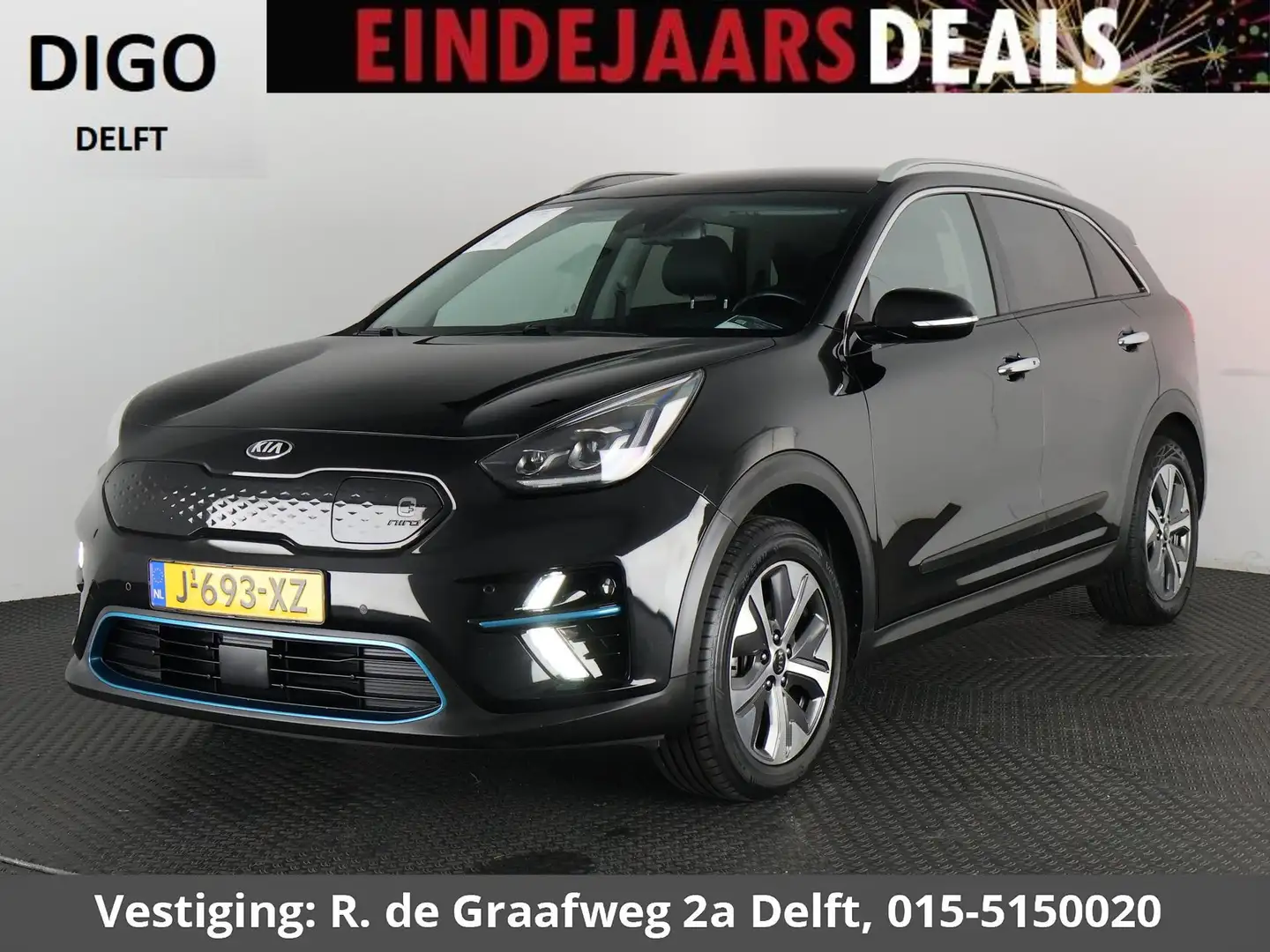Kia e-Niro ExecutiveLine 64 kWh 450 km actieradius | Navigati Noir - 1