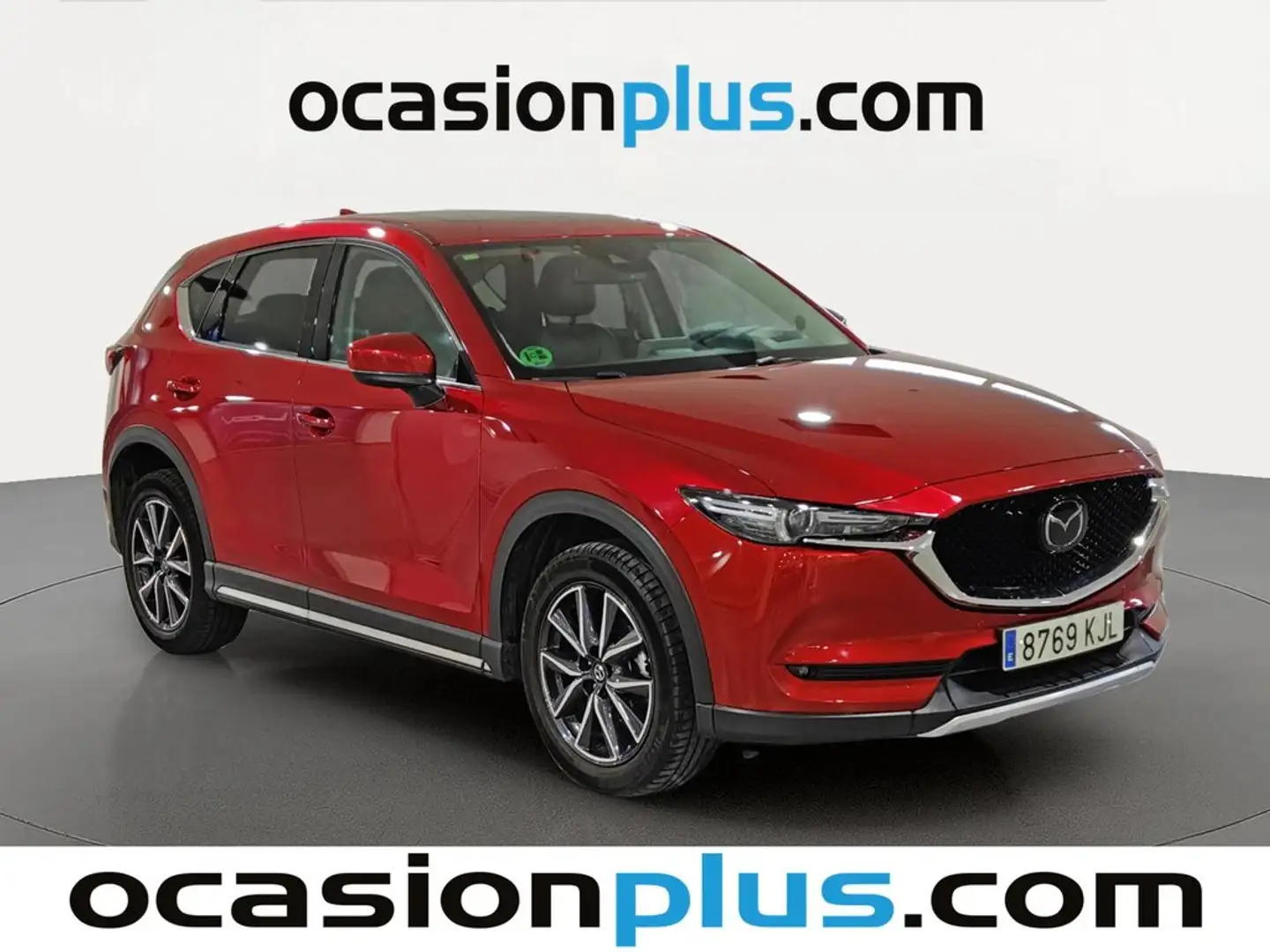 Mazda CX-5 2.5 Zenith Cruise+Roof+Black Leather 4WD Aut. 143k Rojo - 2