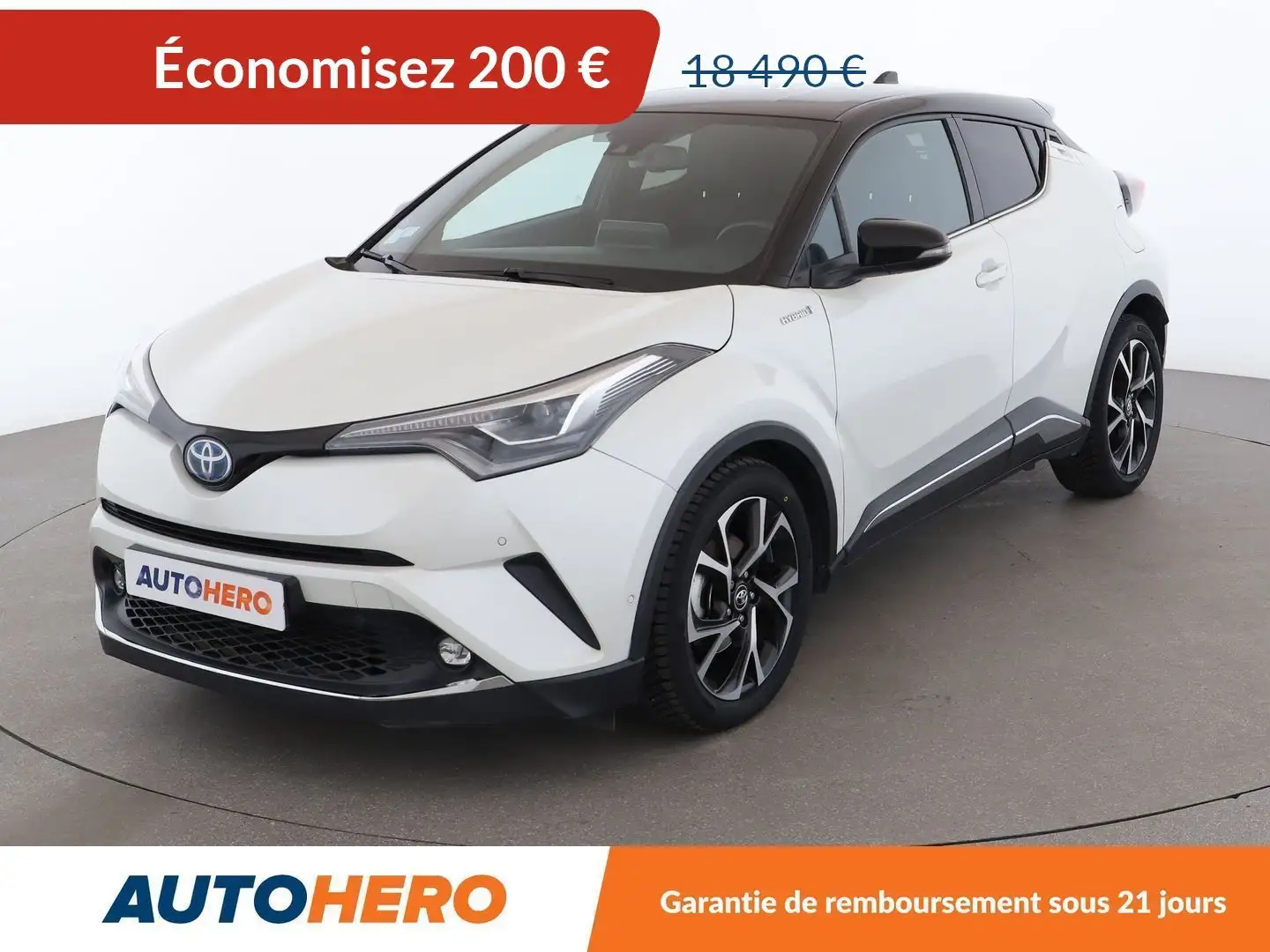 Toyota C-HR 1.8 Hybride Collection Blanc - 1