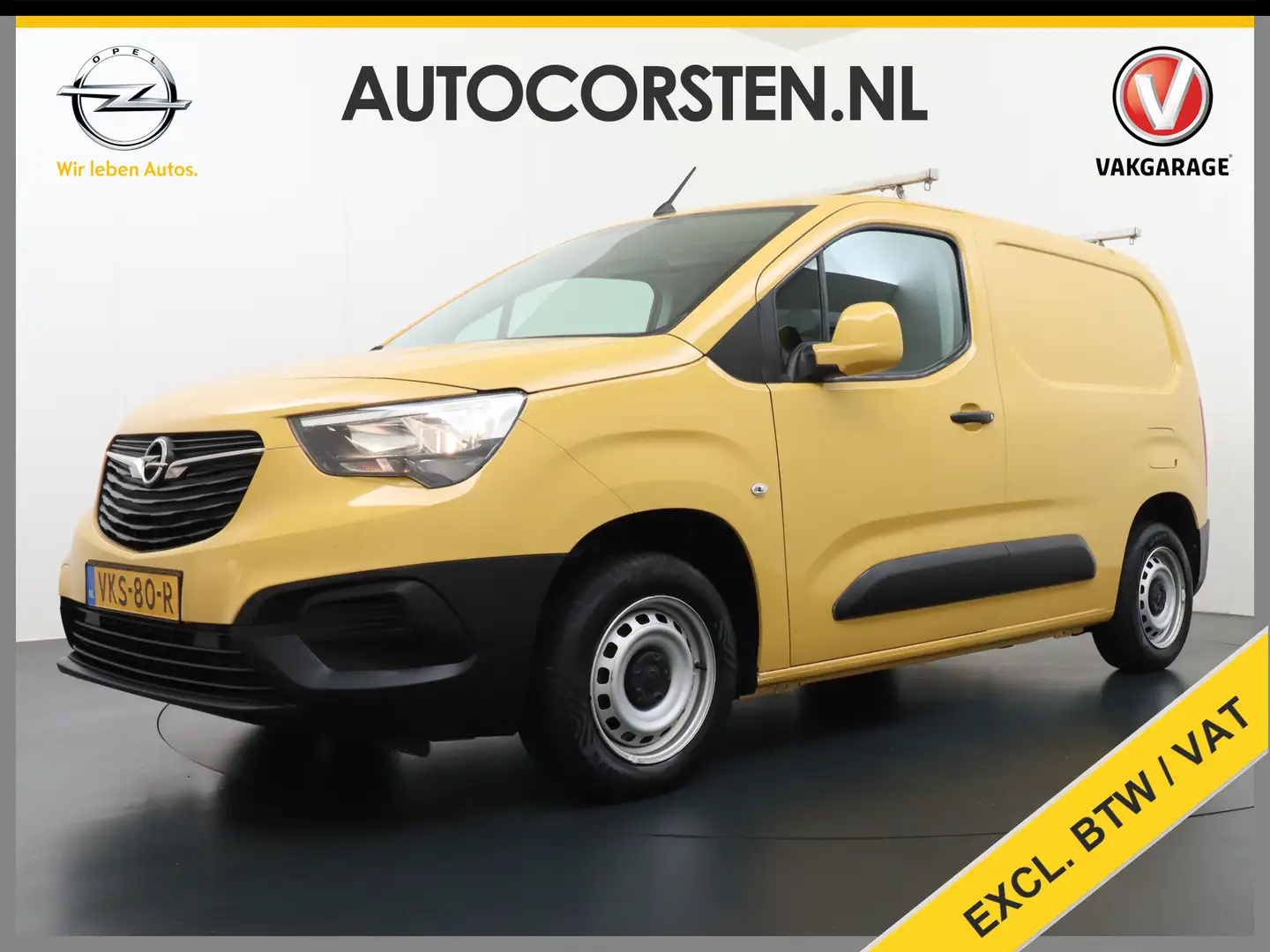 Opel Combo 1.5CDTI EURO6 3-Persoons Airco Cruise Control Blue Geel - 1