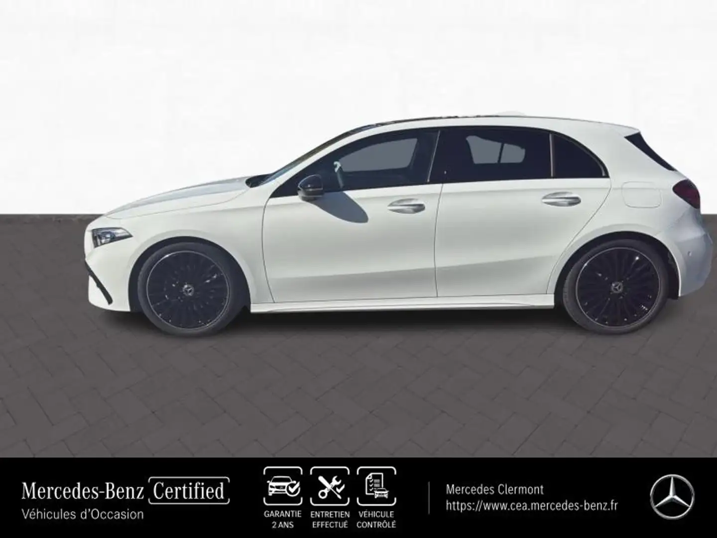 Mercedes-Benz A 180 180 d 116ch AMG Line 8G-DCT Blanc - 2