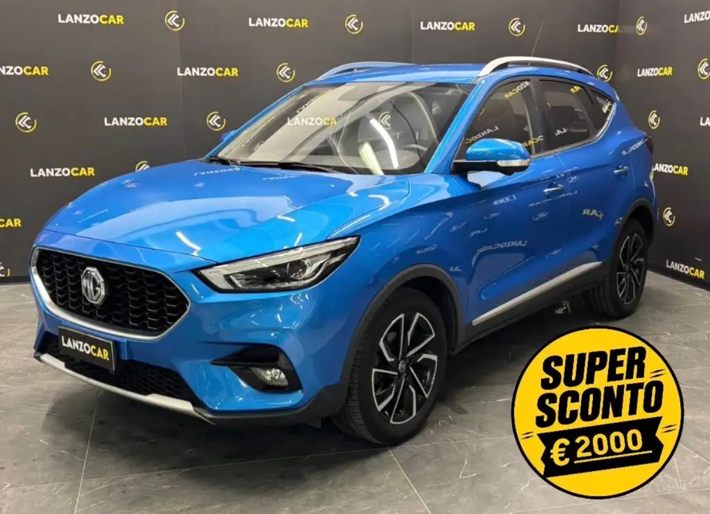 MG ZS, 1.5 LUXURY MANUALE *DIVERSI COLORI*, colore blu, 2023, benzina | usata in vendita da LANZOCAR