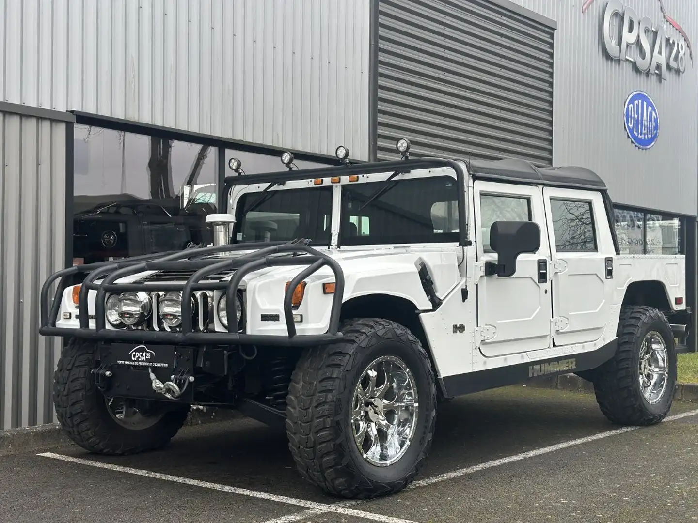 HUMMER H1 HUMMER H1 V8 6.5 TD SW BVA permis vl Bílá - 1