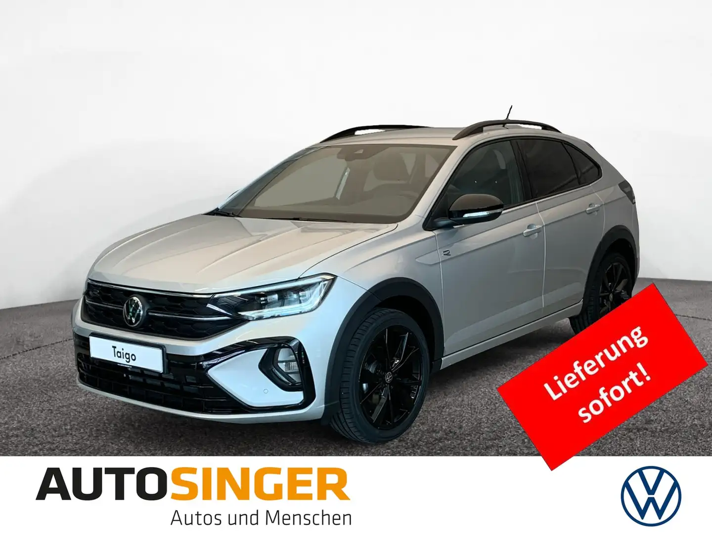 Volkswagen Taigo R-Line 1.0 TSI DSG AHK*ACC*NAV*CAM Silber - 1