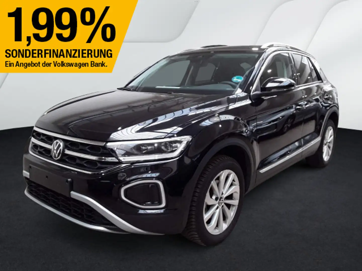 Volkswagen T-Roc 1.5 TSI Style DSG *ACC*AHK*LED+*NAV*SHZ* Schwarz - 2