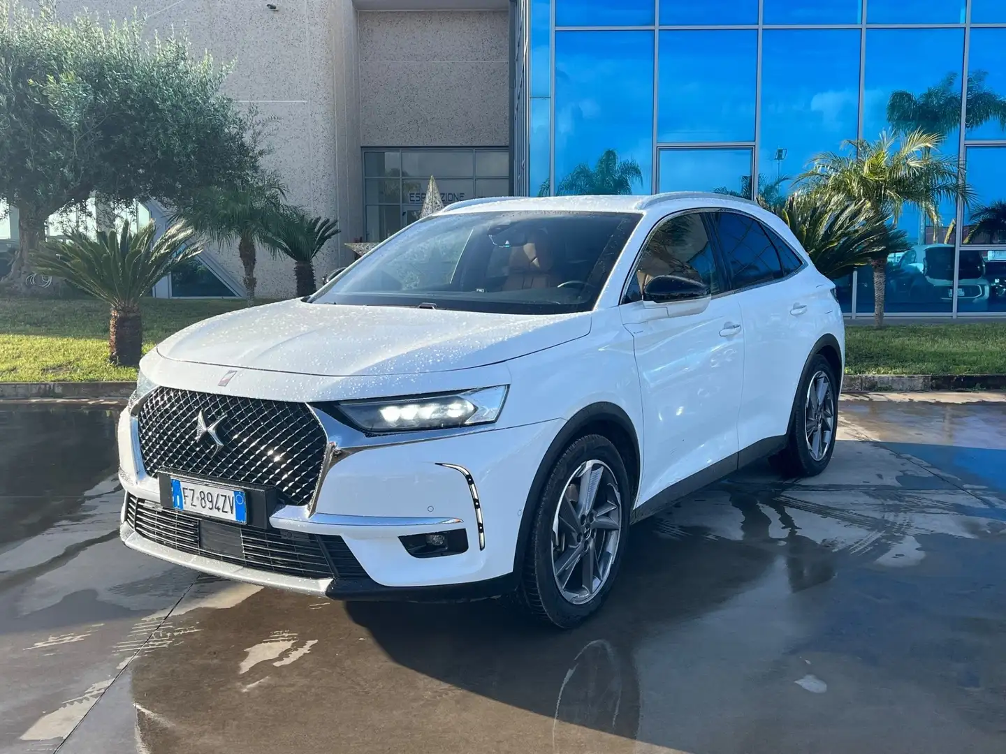 DS Automobiles DS 7 Crossback 1.6 e-tense phev Grand Chic 4x4 auto Blanc - 1