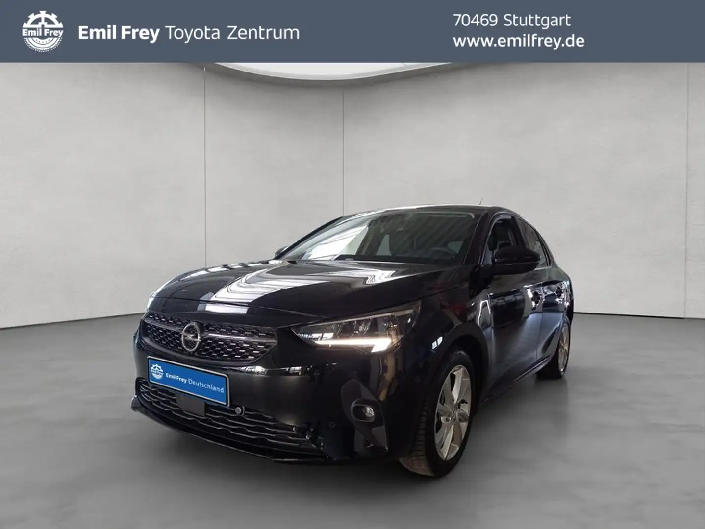 Opel Corsa 1.2 Direct Inj Turbo Automatik Elegance Zwart - 1